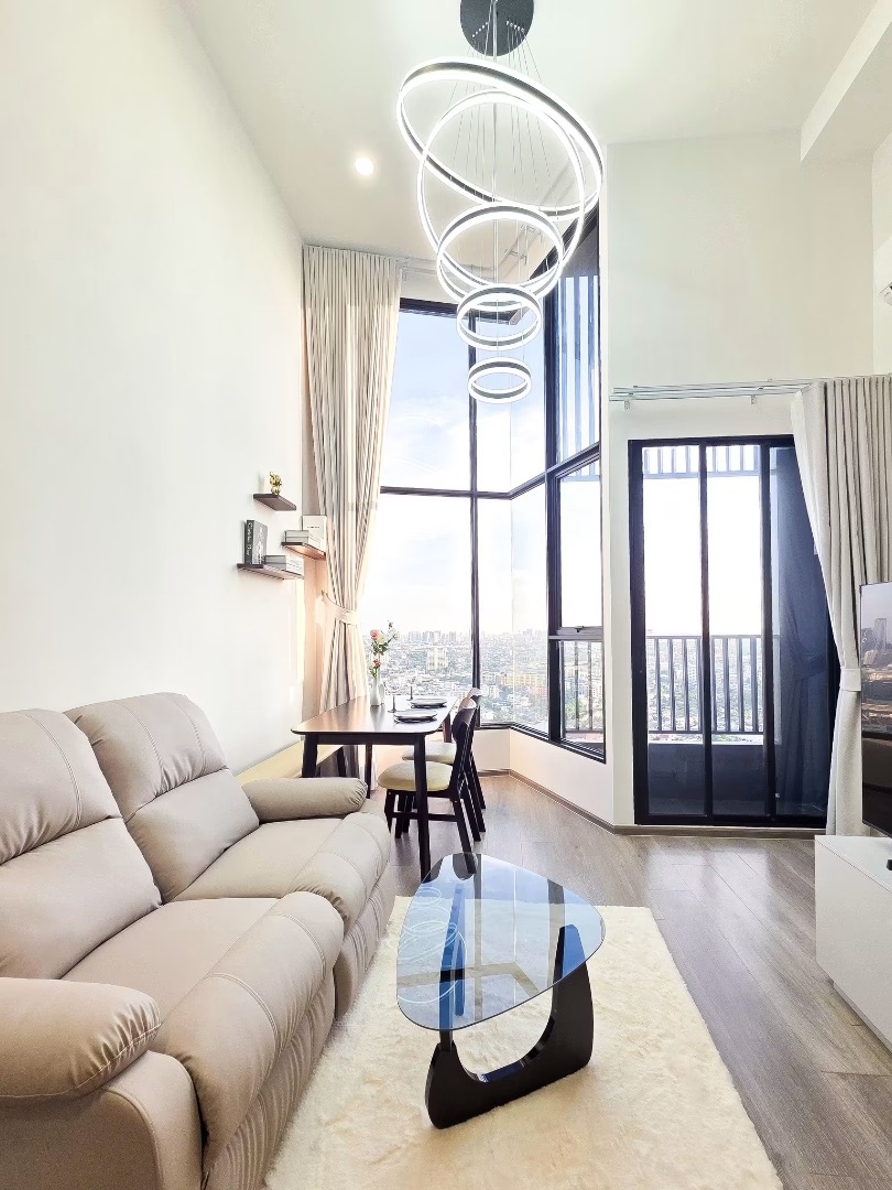 ✅ ให้เช่า ✅ คอนโด Knightsbridge Space Sukhumvit-Rama 4 - ชั้นสูง วิวโค้งน้ำ