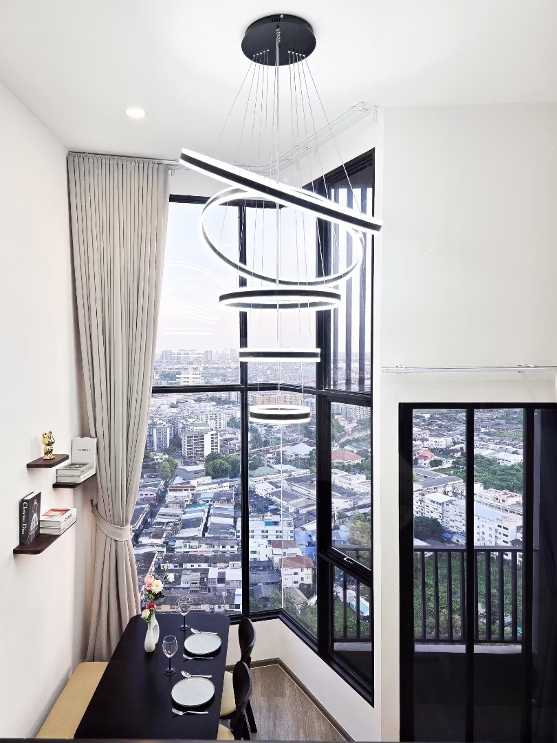 ✅ ให้เช่า ✅ คอนโด Knightsbridge Space Sukhumvit-Rama 4 - ชั้นสูง วิวโค้งน้ำ